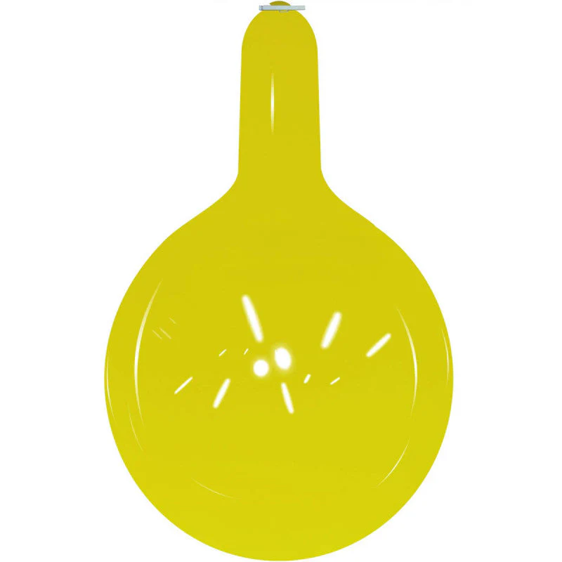 35" Longneck Cattex Brand Standard Yellow Latex Balloons