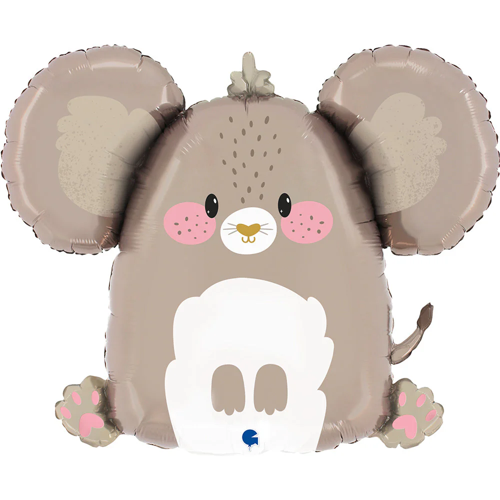 35" Tiny Mouse Foil Balloon