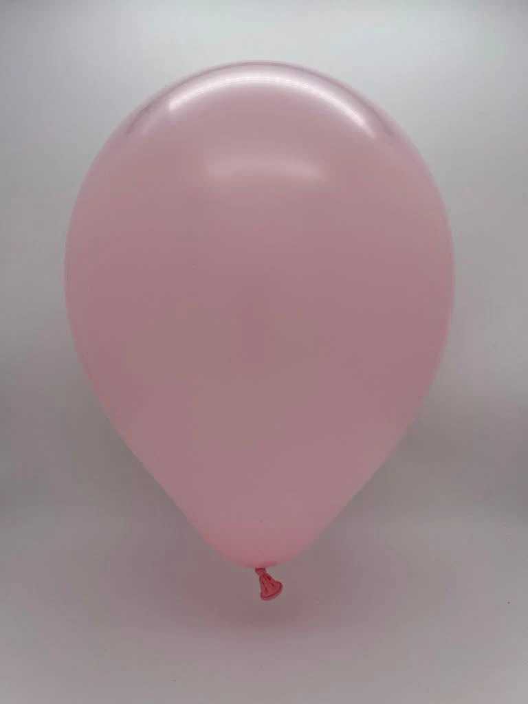 360K Nozzle Up Kalisan Twisting Latex Balloons Pastel Matte Macaron Pink (50 Per Bag) - Image 2