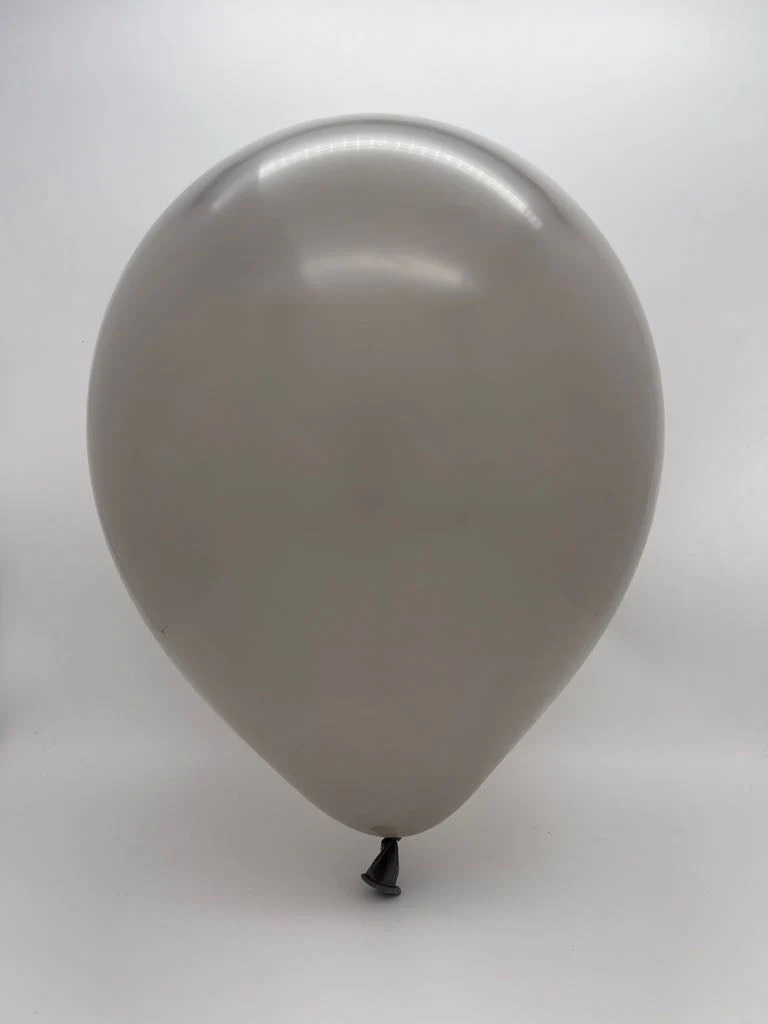 360K Nozzle Up Kalisan Twisting Latex Balloons Standard Grey (50 Per Bag) - Image 2