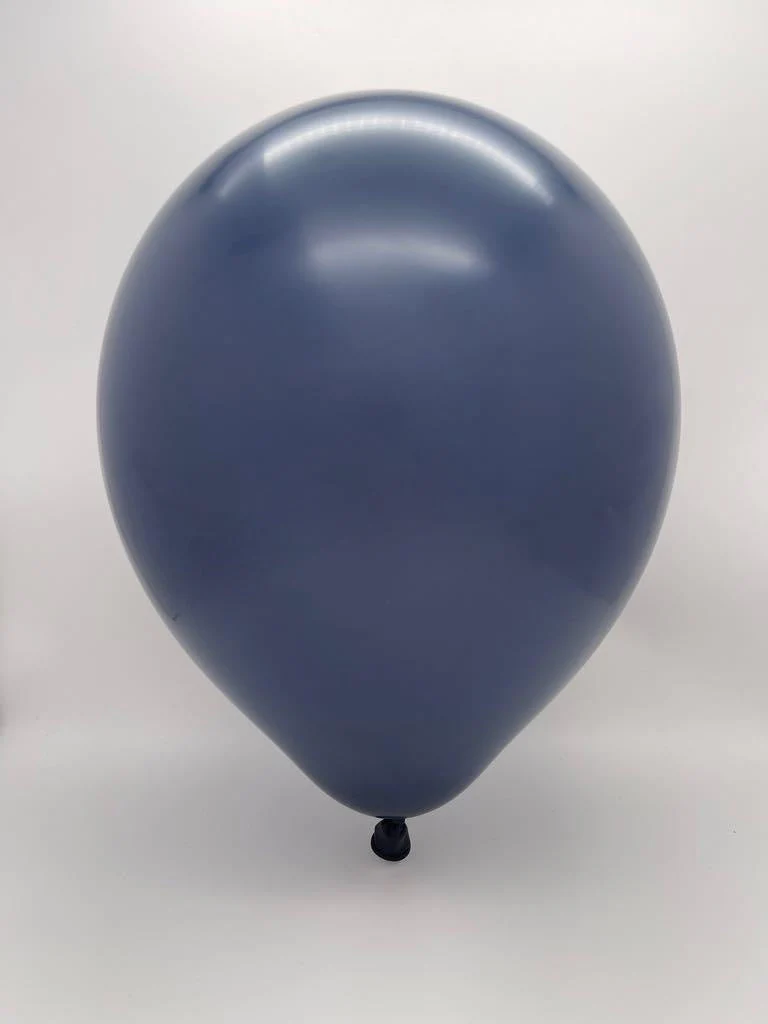 360K Nozzle Up Kalisan Twisting Latex Balloons Standard Navy (50 Per Bag) - Image 2