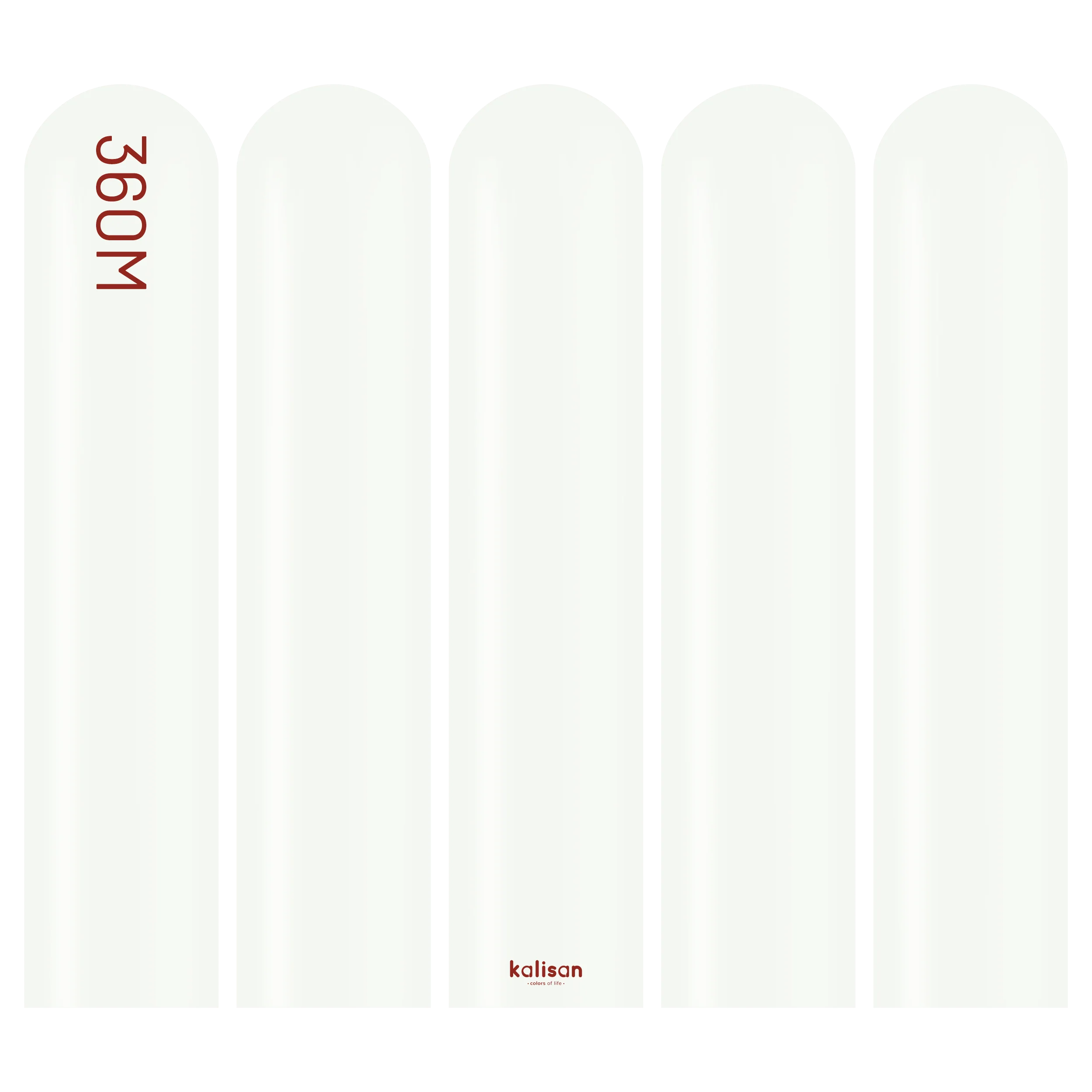 360K Nozzle Up Kalisan Twisting Latex Balloons Standard White (50 Per Bag) - Image 3