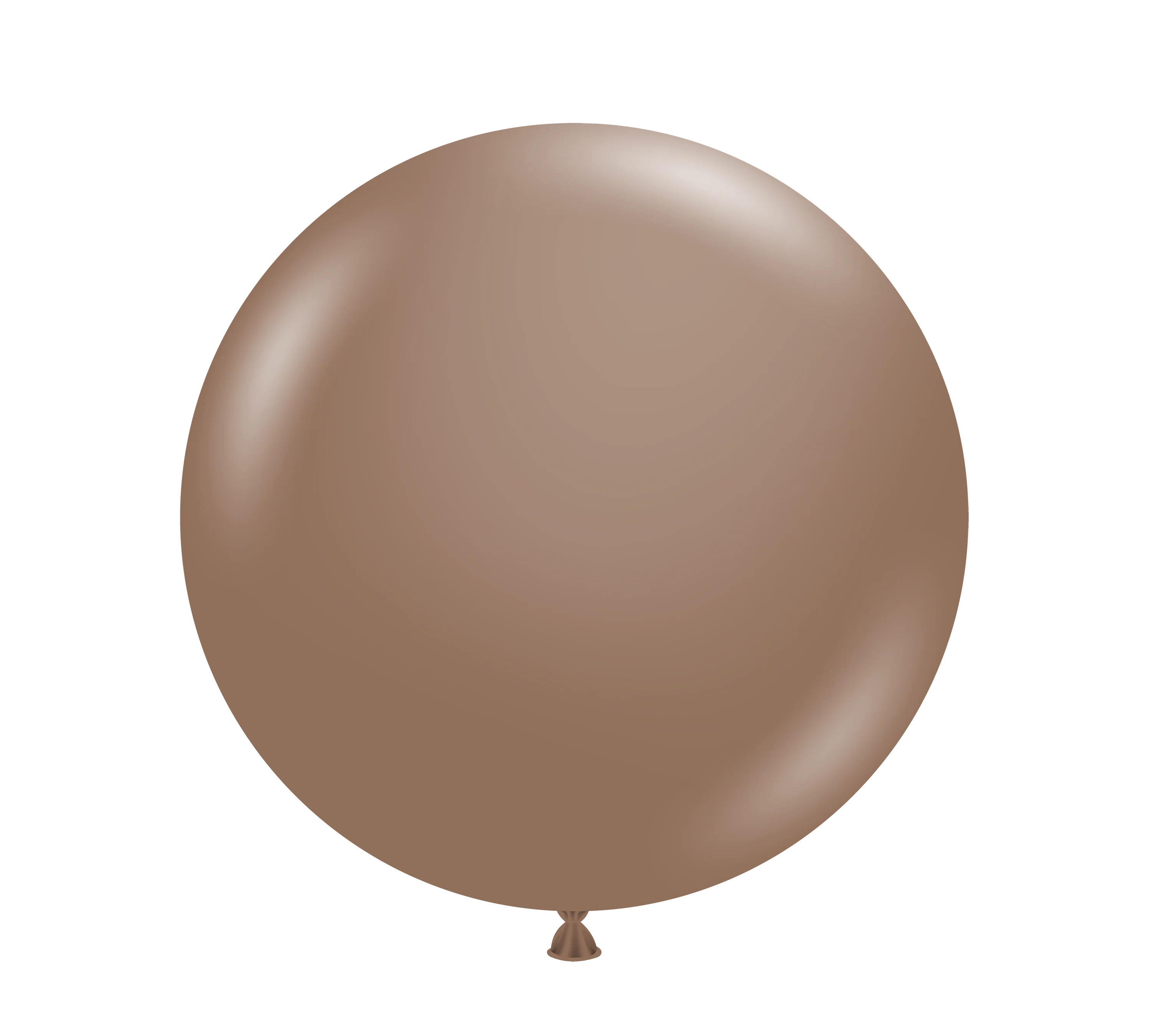 36" Cocoa Brown Tuftex Latex Balloons Designer Balloons (2 Per Bag)