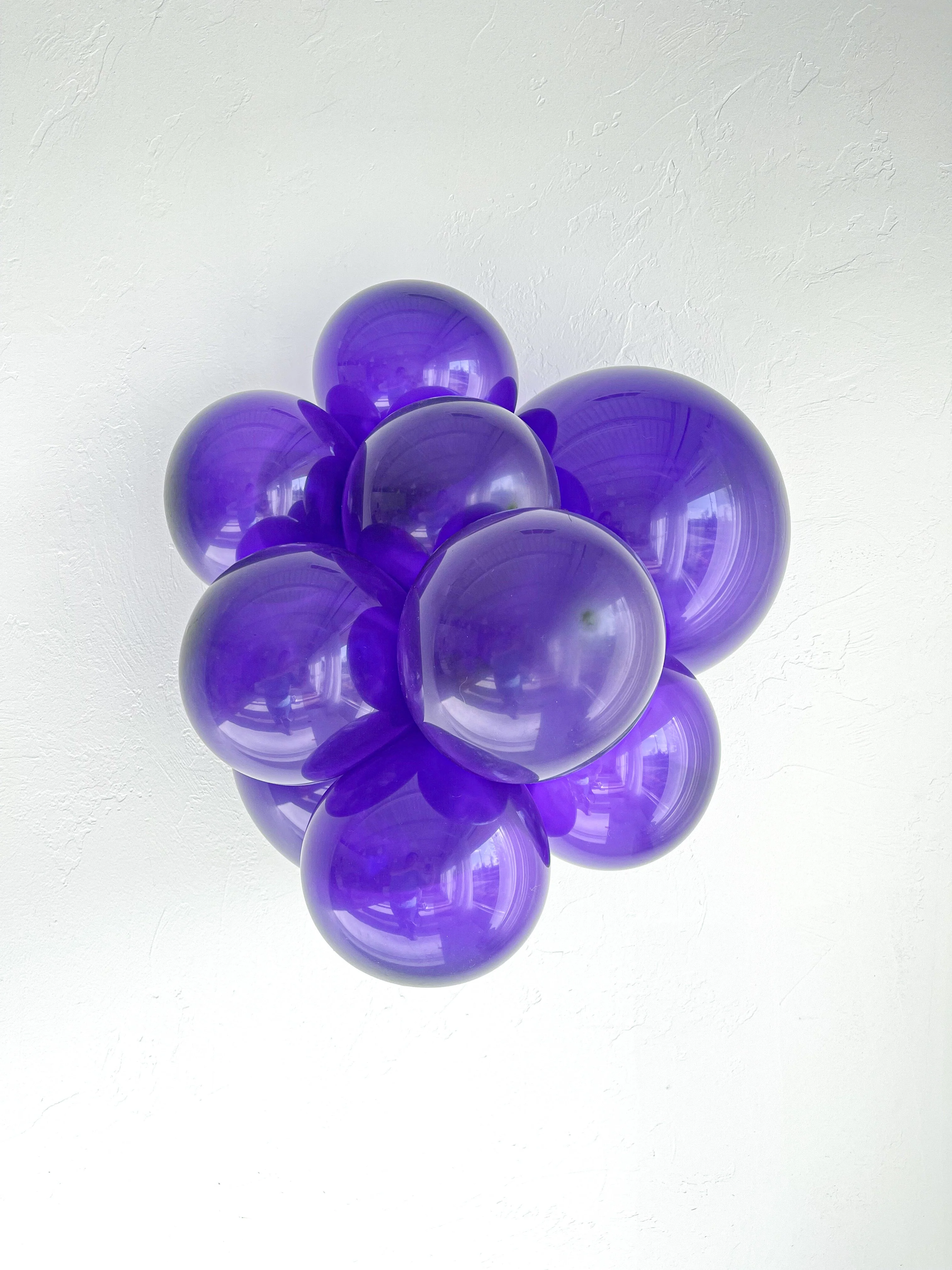 36" Crystal/Jewel Purple Tuftex Latex Balloons (2 Per Bag) - Image 3