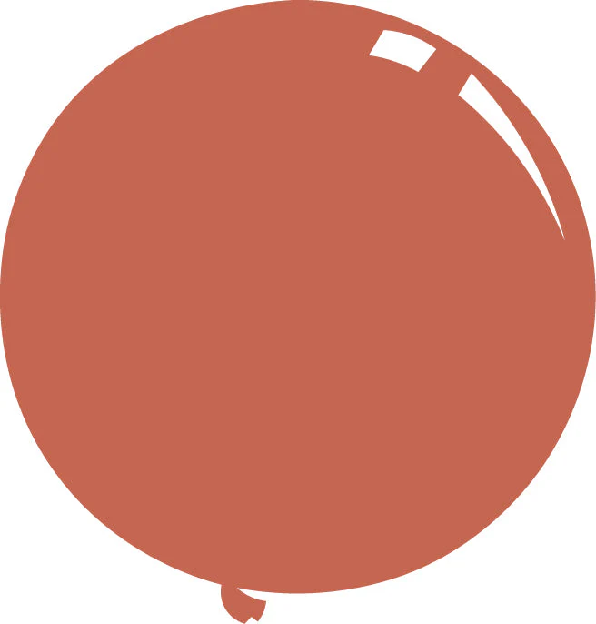 36" Deco Clay Pink Decomex Latex Balloons (5 Per Bag)