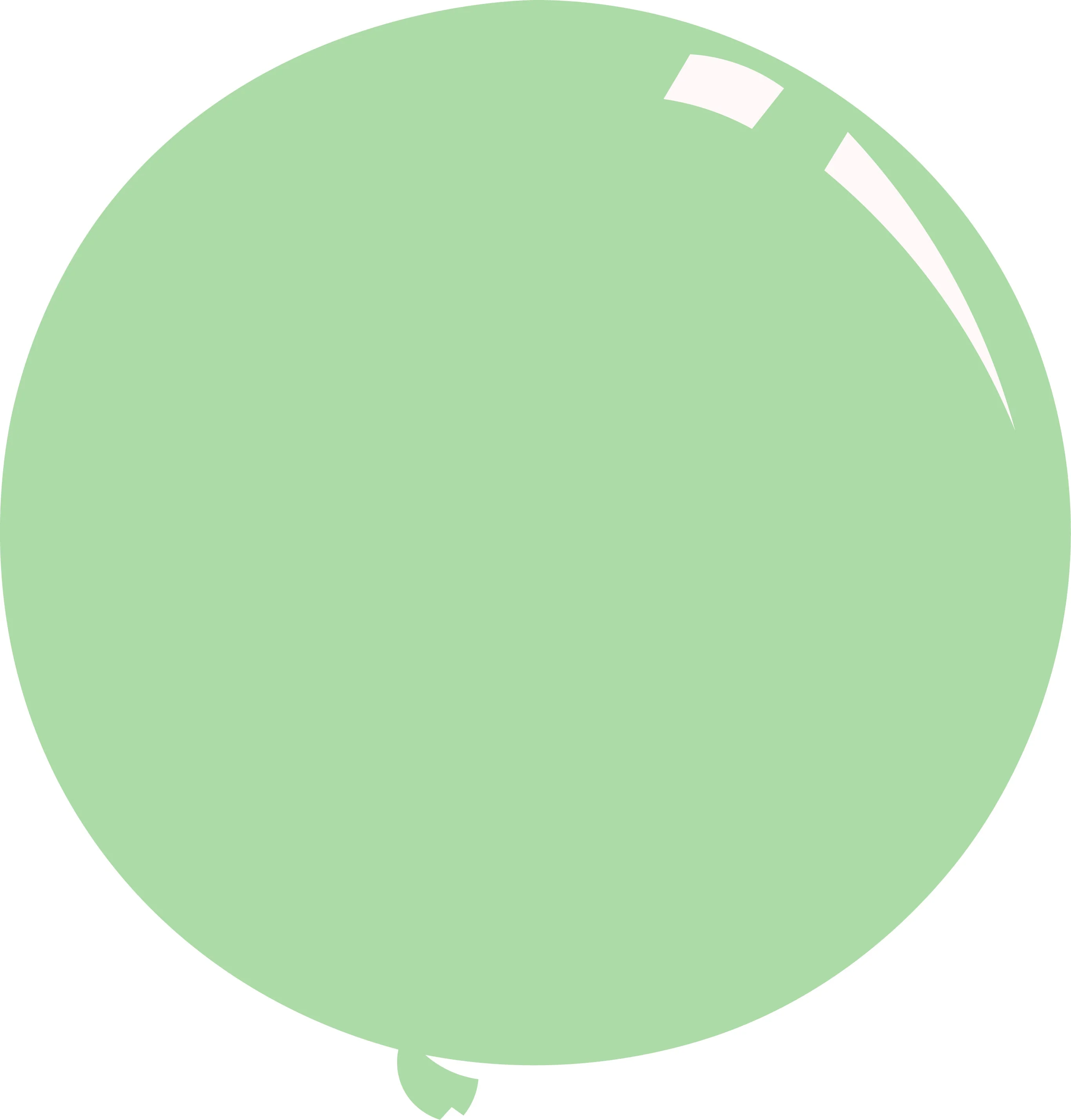 36" Deco Matte Mint Green Decomex Latex Balloons (5 Per Bag)