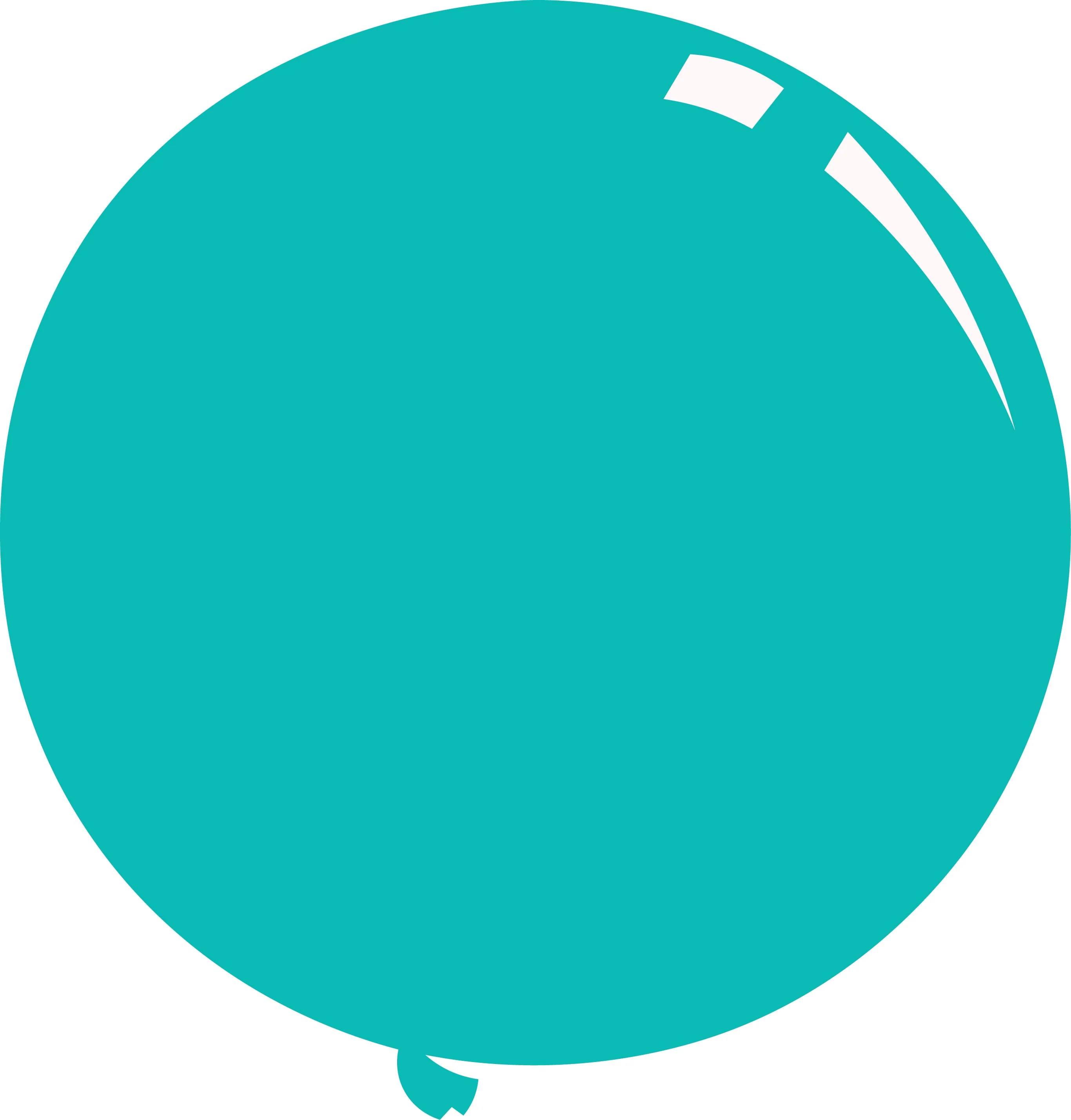 36" Deco Tiffany Blue Decomex Latex Balloons (5 Per Bag)