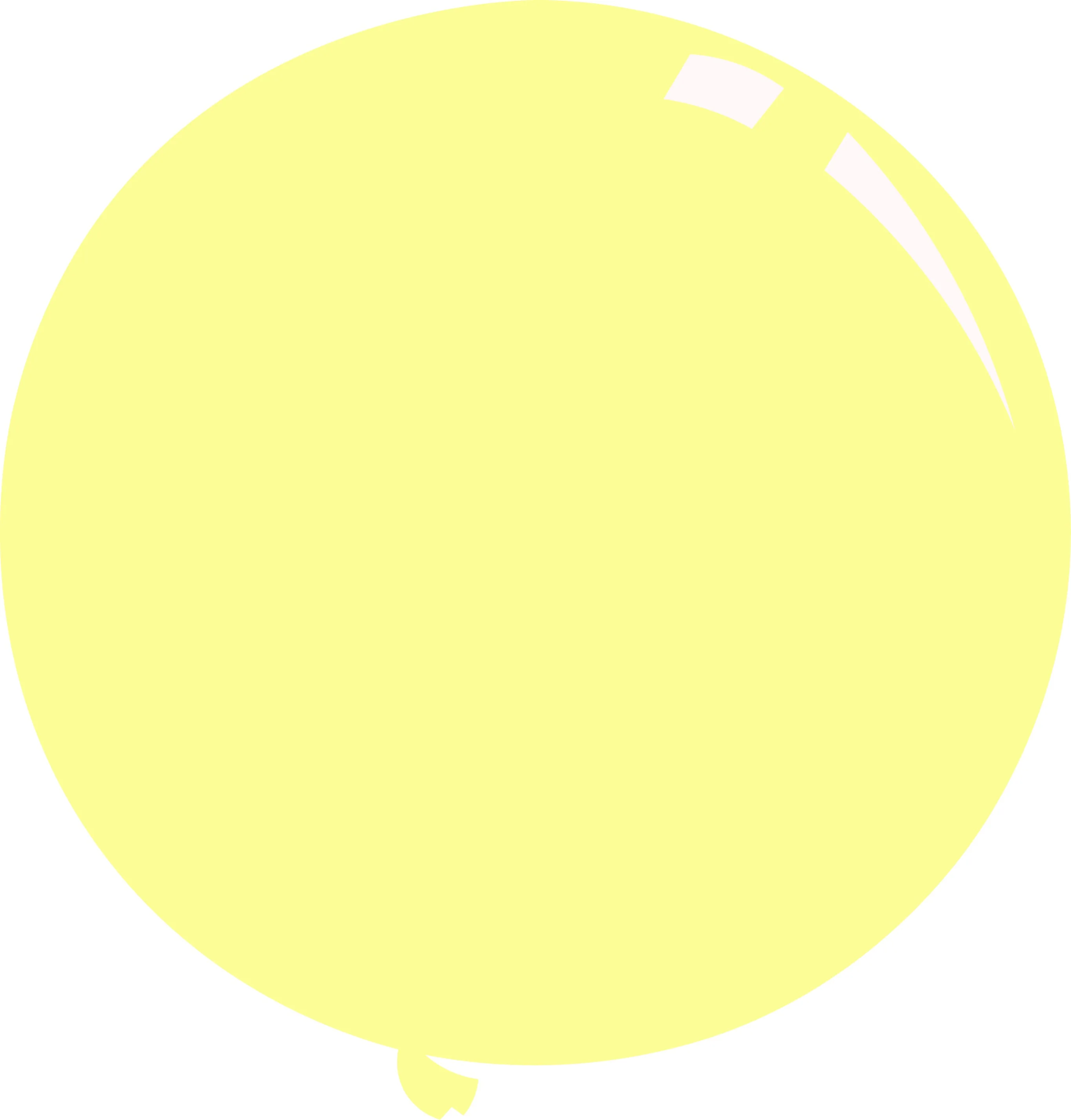 36" Deco Yellowish Decomex Latex Balloons (5 Per Bag)
