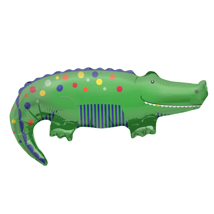 36" Foil Balloon Crocodile
