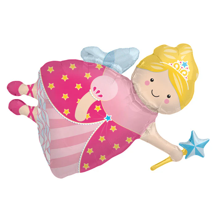 36" Foil Balloon Fairy Godmother