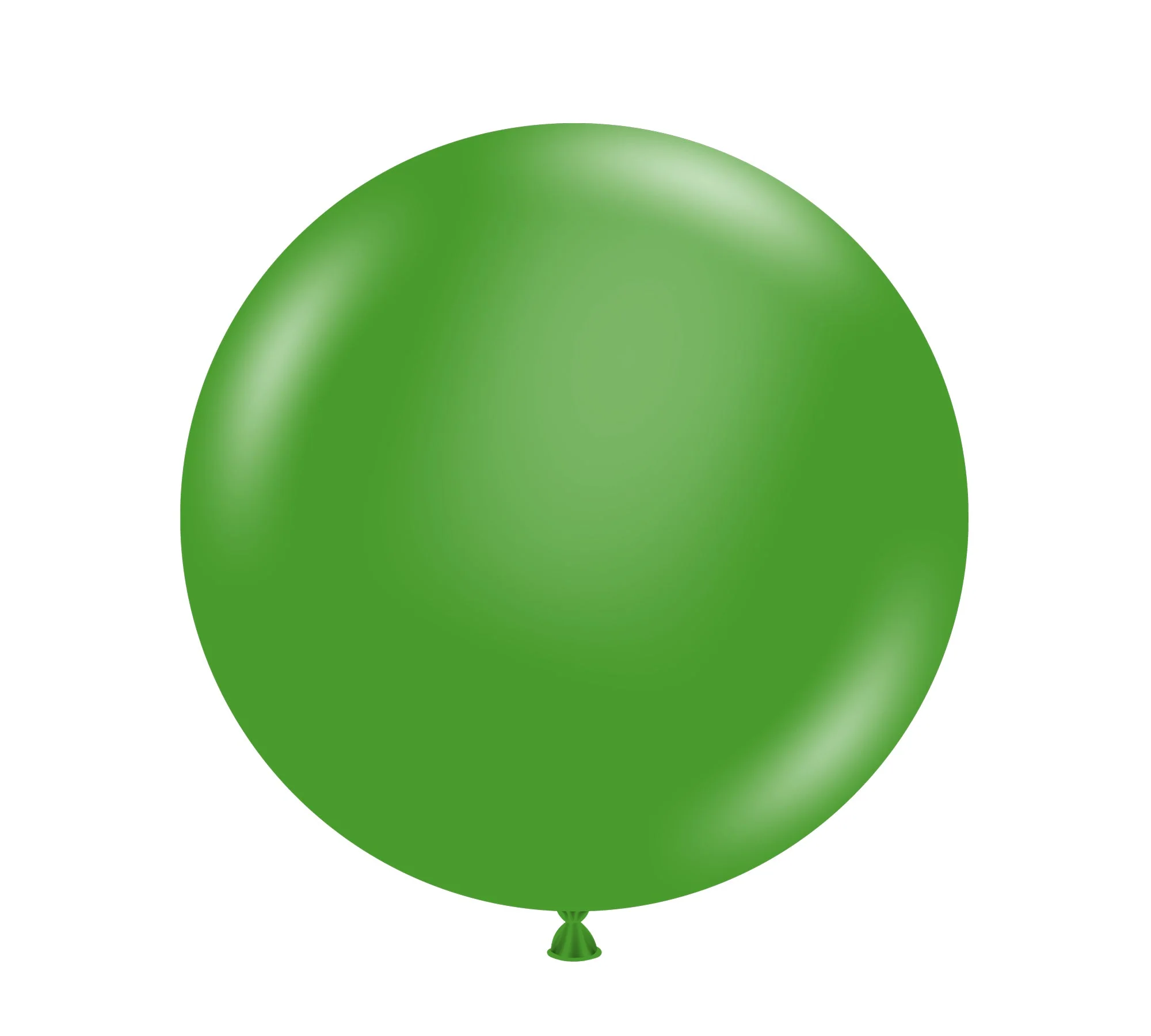 36" Green Tuftex Standard Latex Balloons (2 Per Bag)