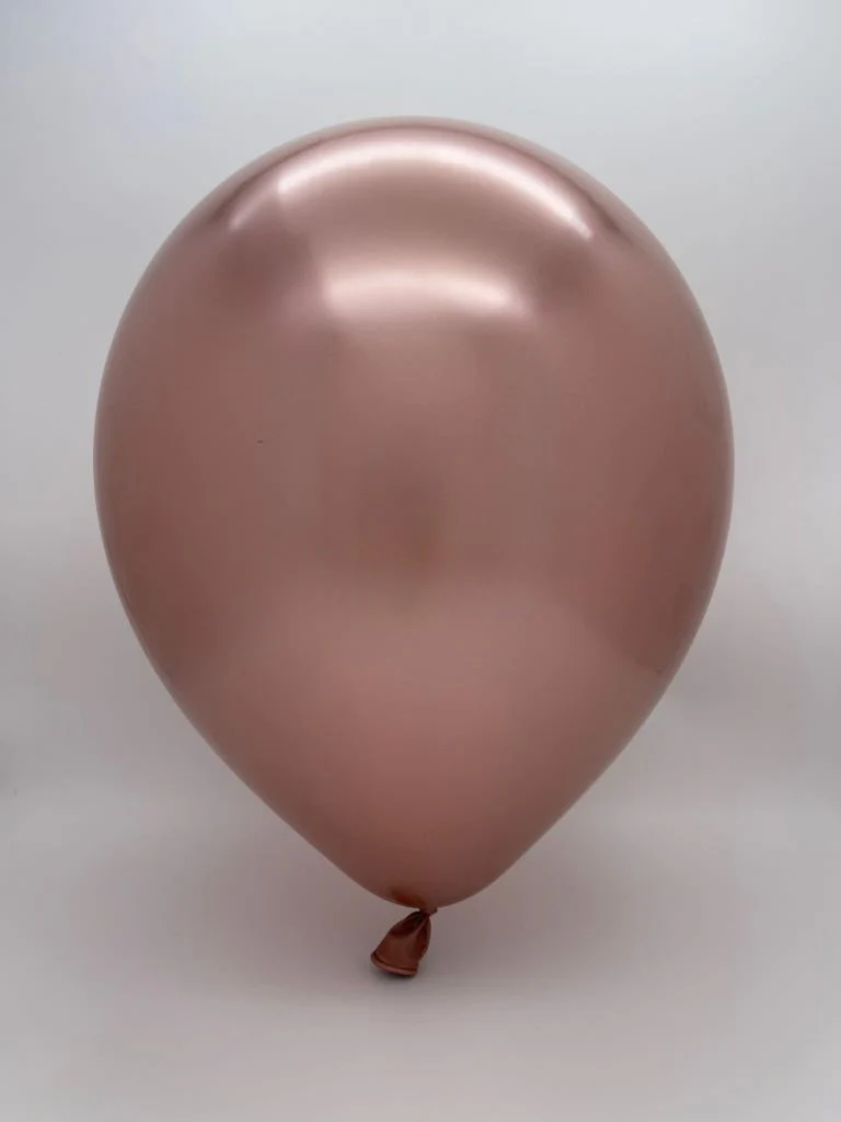 36" Kalisan Latex Balloons Mirror Rose Gold (2 Per Bag) - Image 2