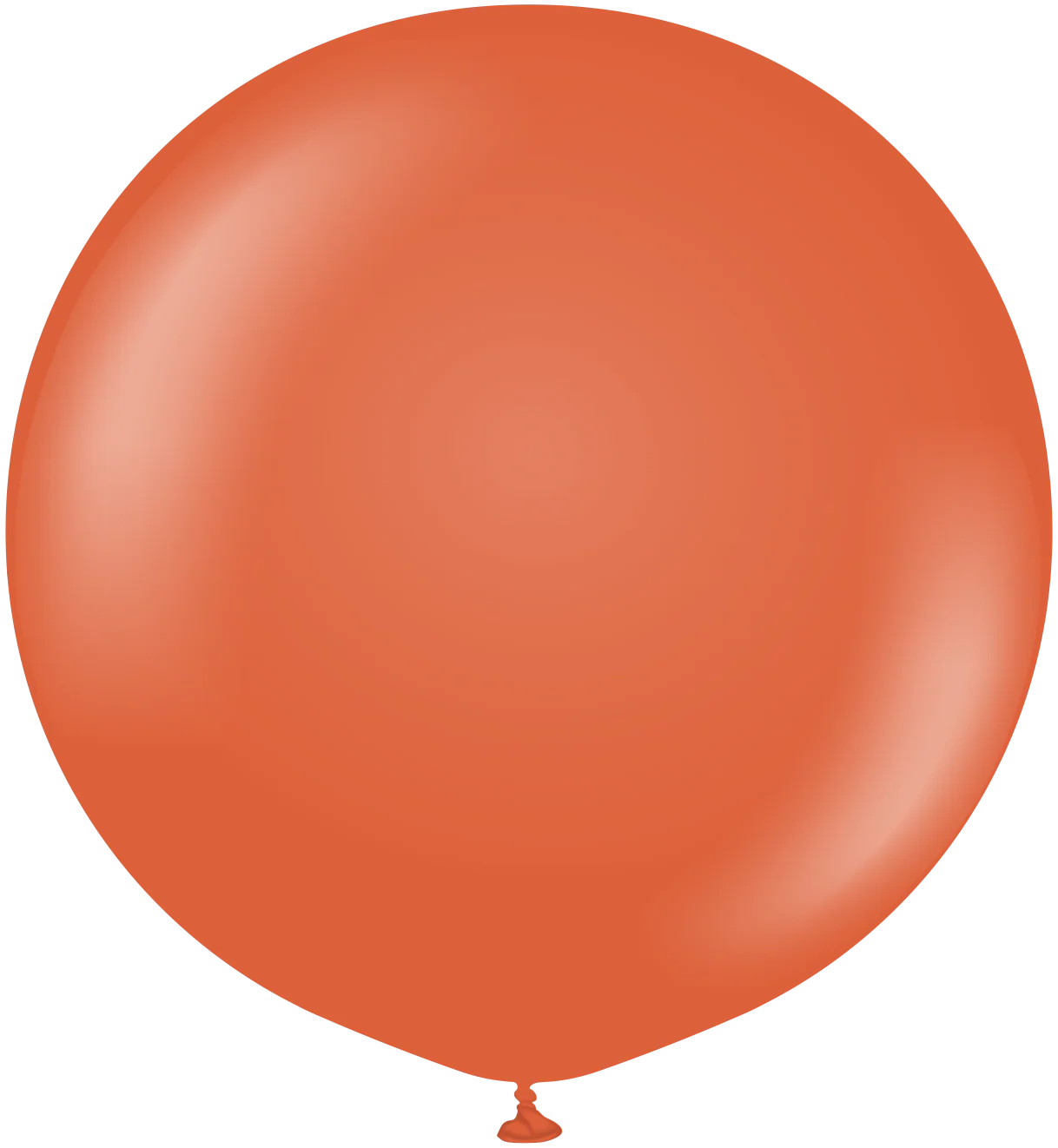 36" Kalisan Latex Balloons Retro Rust Orange (2 Per Bag)