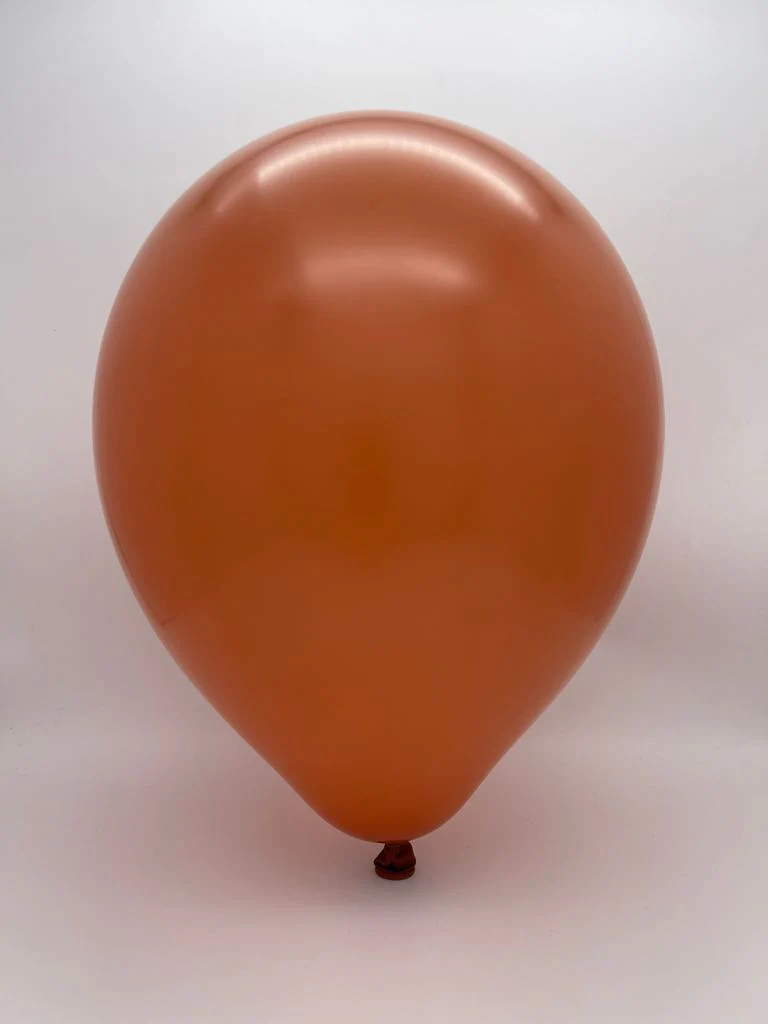 36" Kalisan Latex Balloons Retro Rust Orange (2 Per Bag) - Image 2