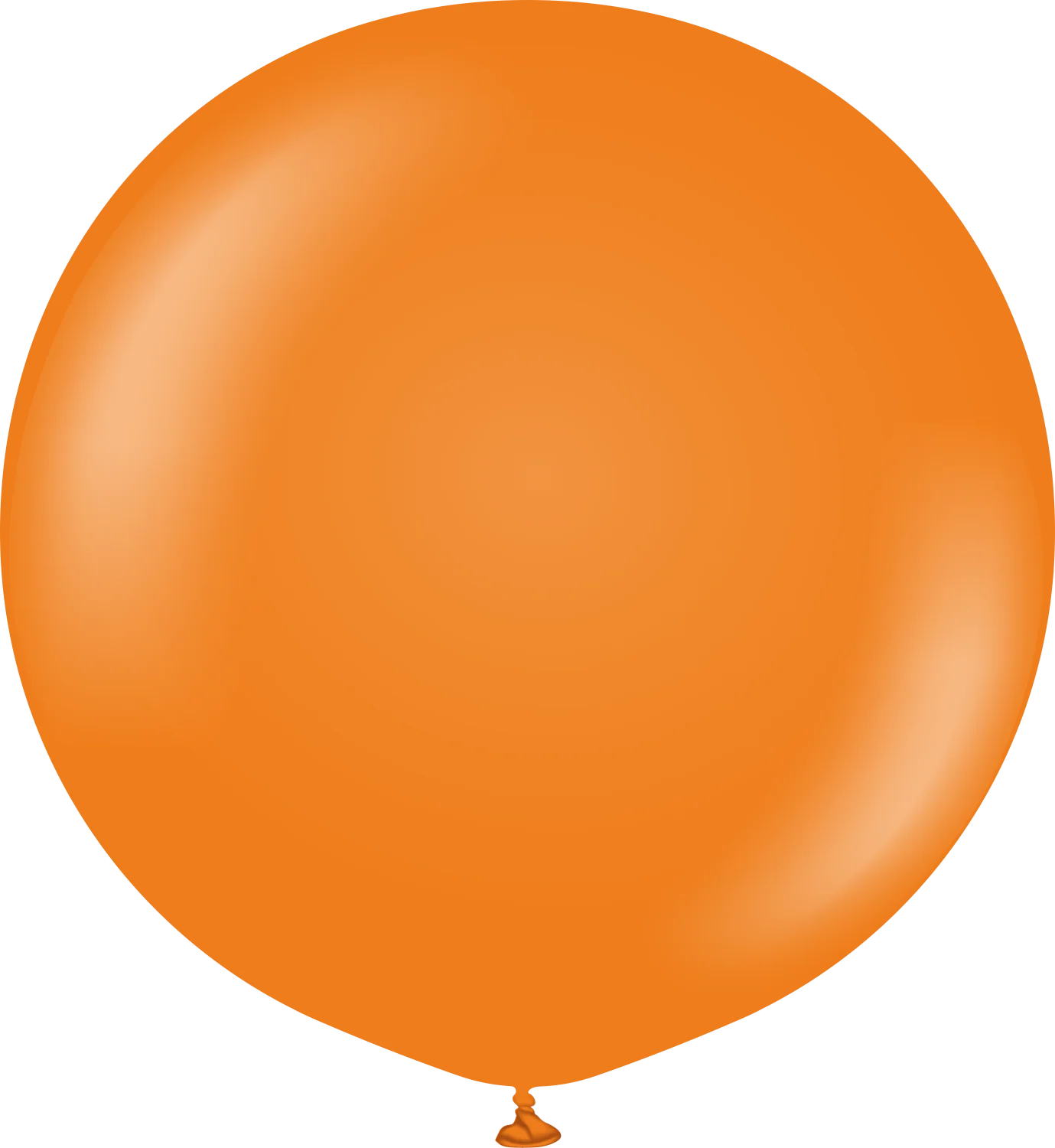 36" Kalisan Latex Balloons Standard Orange (2 Per Bag)