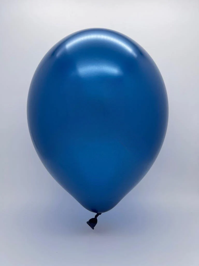 36" Pearl Metallic Midnight Blue Tuftex Latex Balloons 2 Per Bag - Image 2