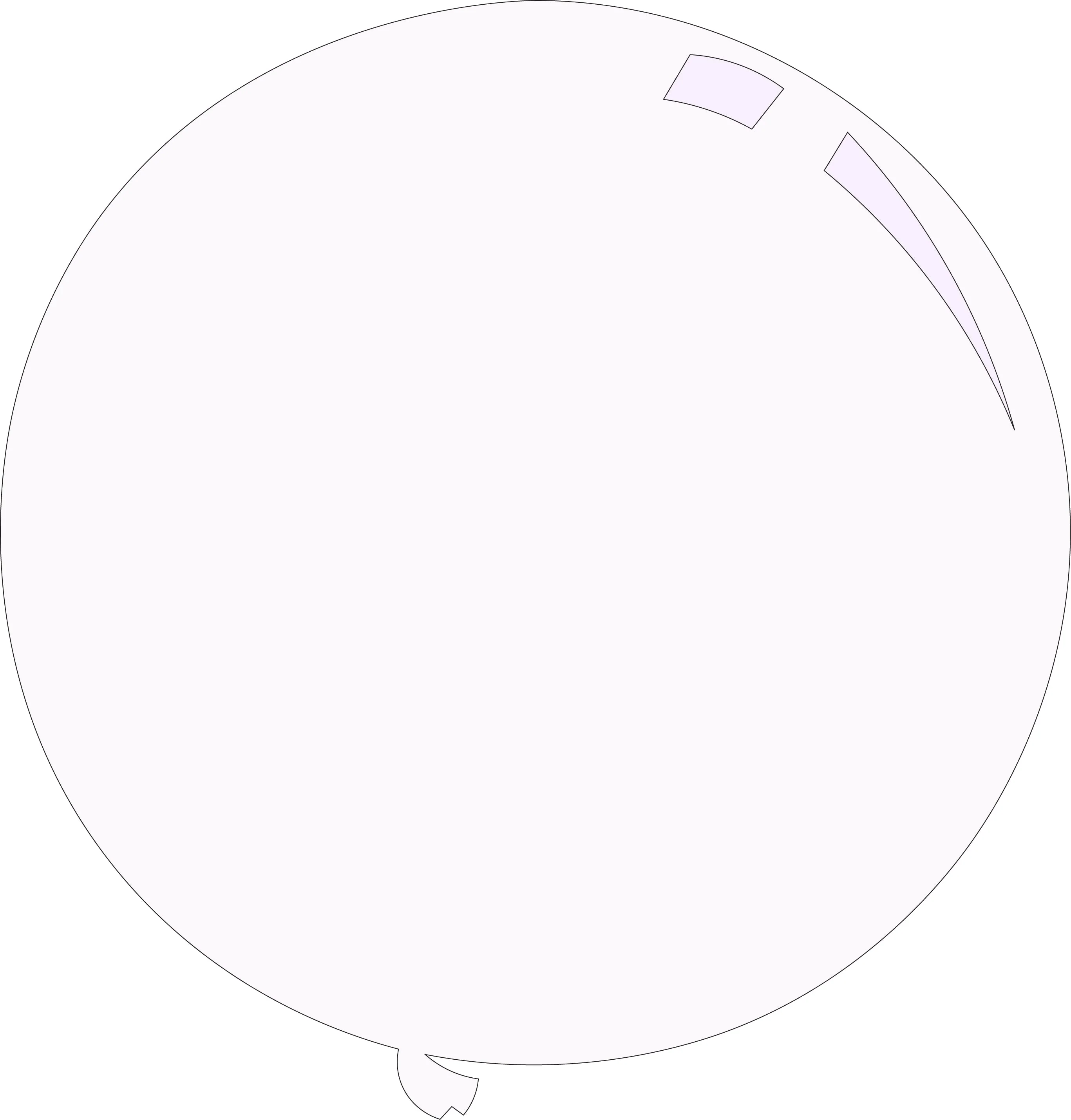 36" Standard White Decomex Latex Balloons (5 Per Bag)
