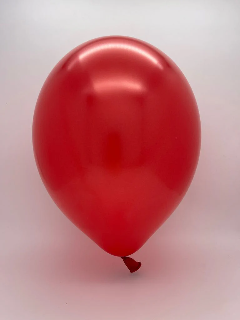 36" Starfire Red Tuftex Pearl/Metallic Latex Balloons 2 Per Bag - Image 2