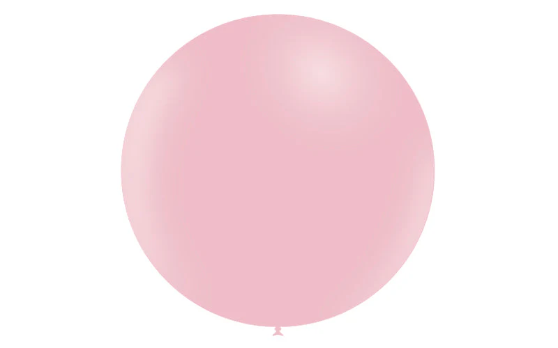 36'' Balloonia Latex Balloons Professional Line Matte Baby Pink (5 Per Bag) - Image 3