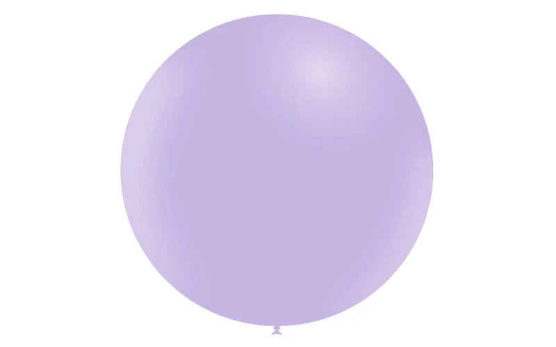 36'' Balloonia Latex Balloons Professional Line Matte Lavender (5 Per Bag) - Image 3