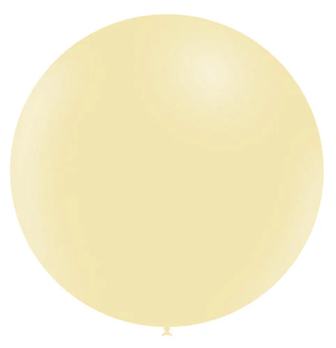 36'' Balloonia Latex Balloons Professional Line Matte Yellow (5 Per Bag)
