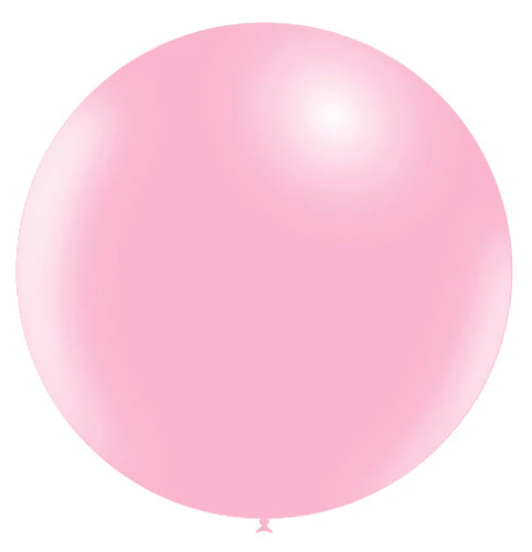 36'' Balloonia Latex Balloons Professional Line Standard Baby Pink (5 Per Bag)