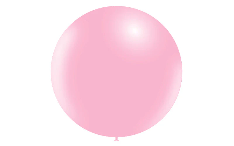 36'' Balloonia Latex Balloons Professional Line Standard Baby Pink (5 Per Bag) - Image 3