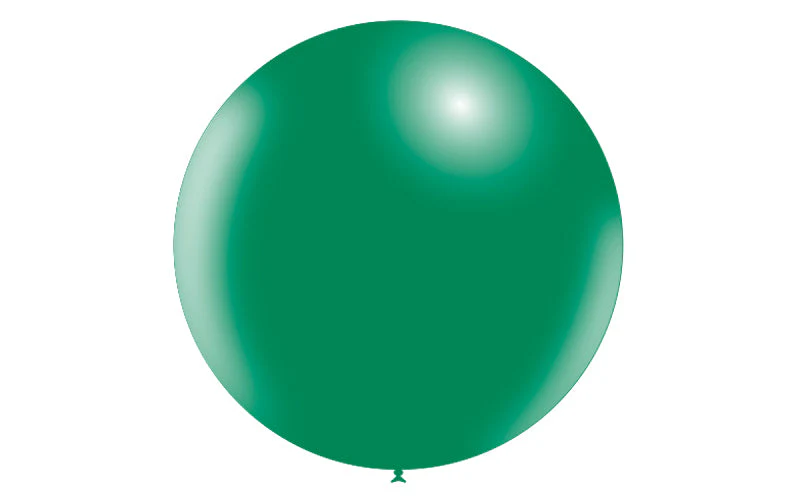 36'' Balloonia Latex Balloons Professional Line Standard Forest Green (5 Per Bag) - Image 3