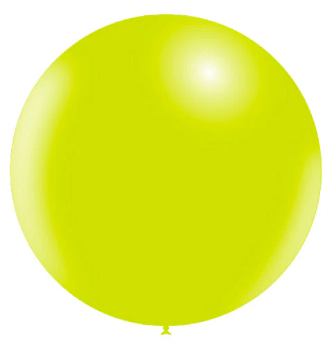 36'' Balloonia Latex Balloons Professional Line Standard Lime Green (5 Per Bag)