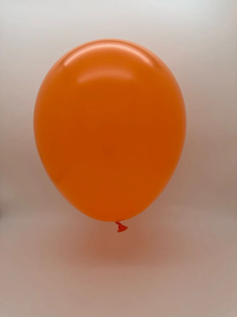 36'' Balloonia Latex Balloons Professional Line Standard Orange (5 Per Bag) - Image 2