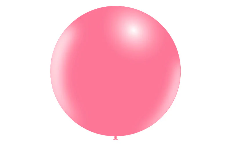 36'' Balloonia Latex Balloons Professional Line Standard Pink (5 Per Bag) - Image 3