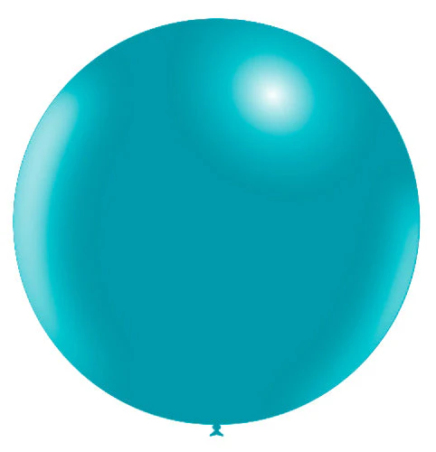 36'' Balloonia Latex Balloons Professional Line Standard Turquoise (5 Per Bag)