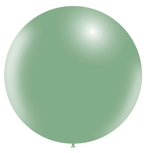 36'' Balloonia Latex Balloons Professional Line Vintage Vintage Green (5 Per Bag)