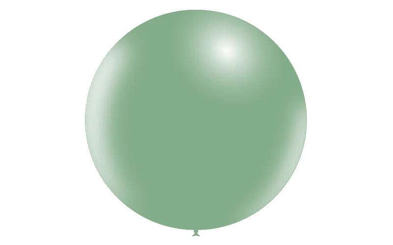 36'' Balloonia Latex Balloons Professional Line Vintage Vintage Green (5 Per Bag) - Image 3