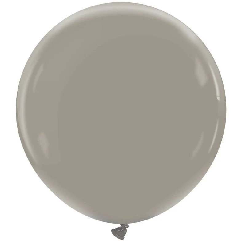 36" Cattex Brand Premium Lead Grey Latex Balloons