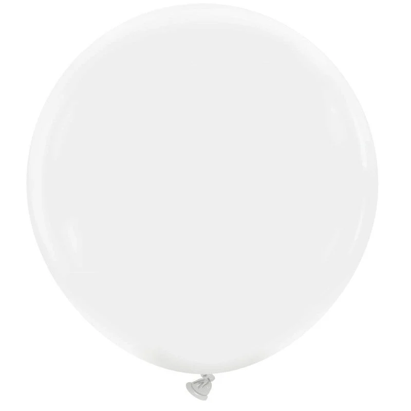 36" Cattex Brand Premium Snow White Latex Balloons