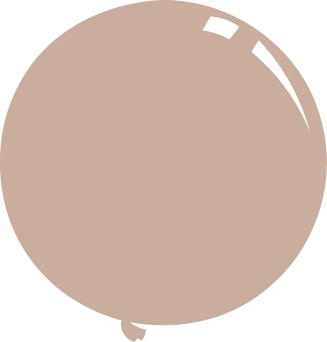 36" Deco Blended Brown Decomex Latex Balloons (5 Per Bag)