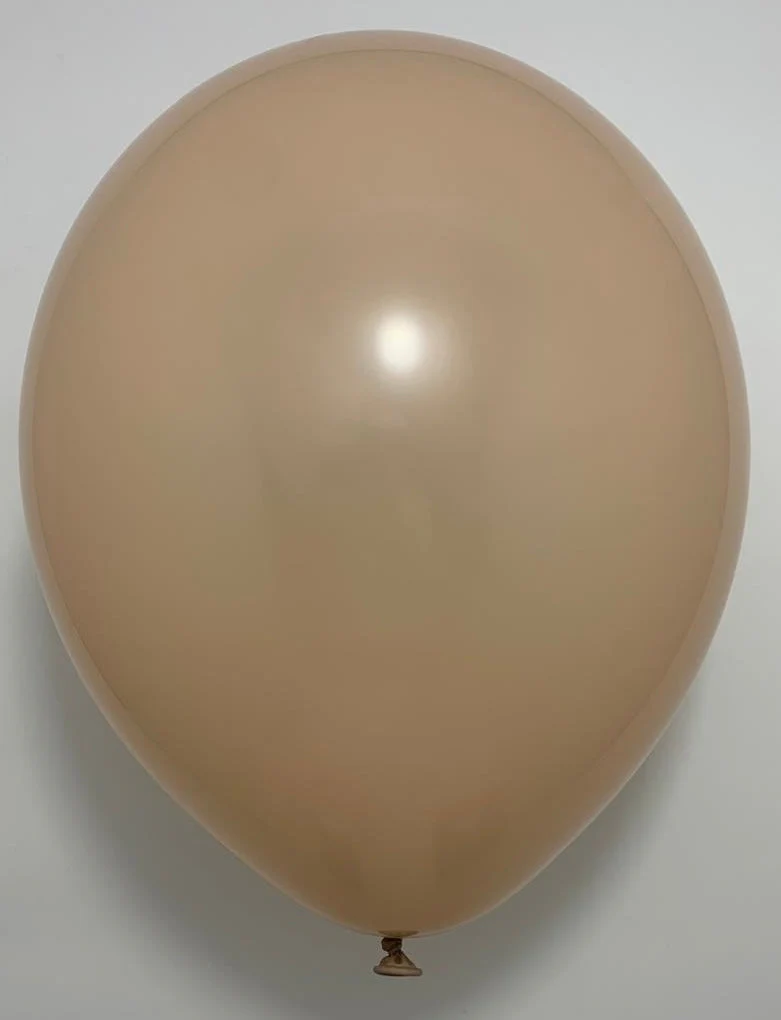 36" Deco Blended Brown Decomex Latex Balloons (5 Per Bag) - Image 2
