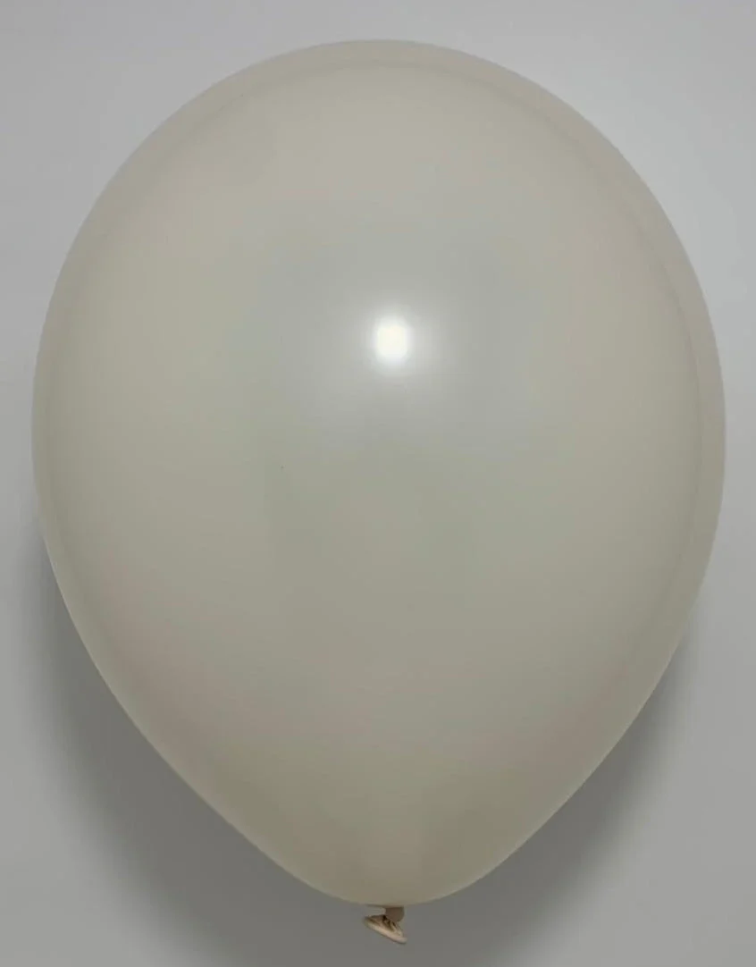 36" Deco Dusty White Decomex Latex Balloons (5 Per Bag) - Image 2