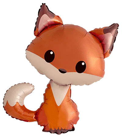 36" Fox Foil Balloon