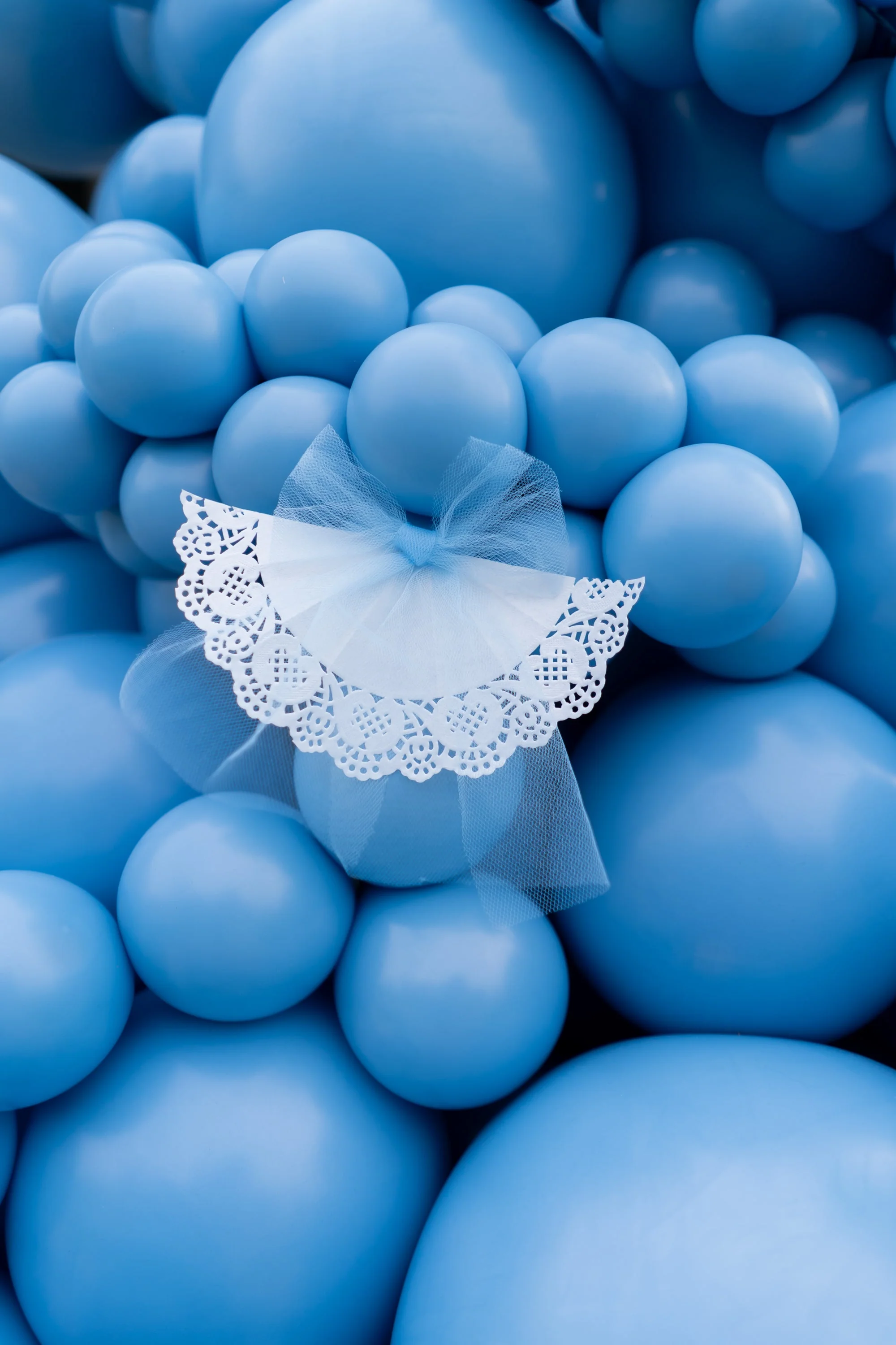 36" Georgia Pearl True Blue Tuftex Latex Balloons Designer Balloons (2 Per Bag) - Image 5