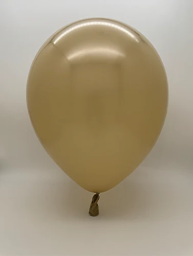 36" Kalisan Brand Latex Balloons Aura Antique Gold (2 Per Bag) - Image 2