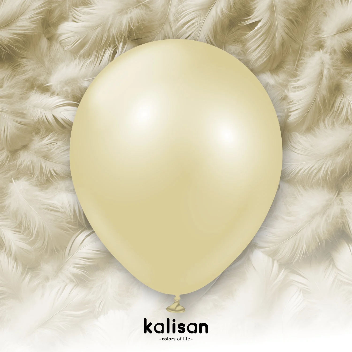 36" Kalisan Brand Latex Balloons Aura Antique Gold (2 Per Bag) - Image 3