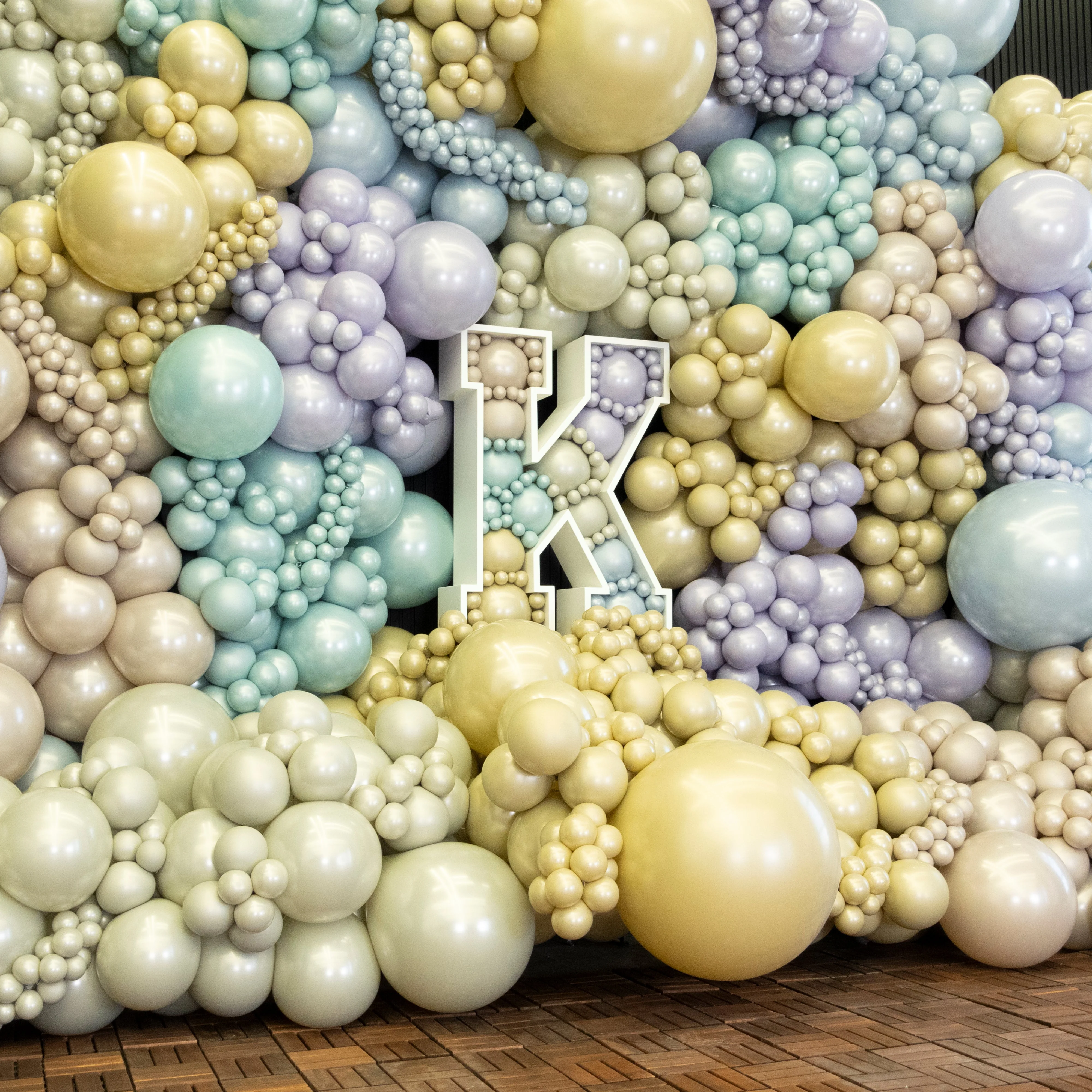 36" Kalisan Brand Latex Balloons Aura Lavender Fog (2 Per Bag) - Image 24