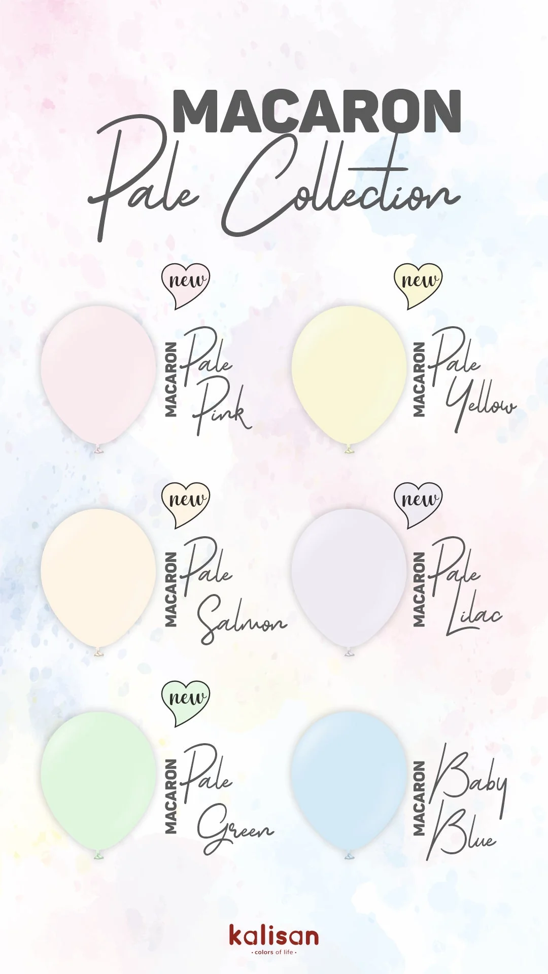 36" Kalisan Latex Balloons Standard Macaron Pale Yellow (2 Per Bag) - Image 7