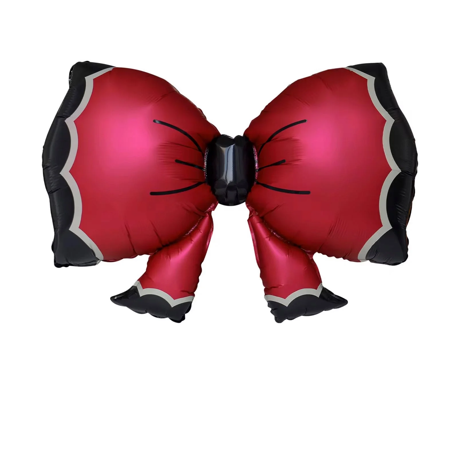 36" Matte Burgundy Bows Bowknot Foil Balloon
