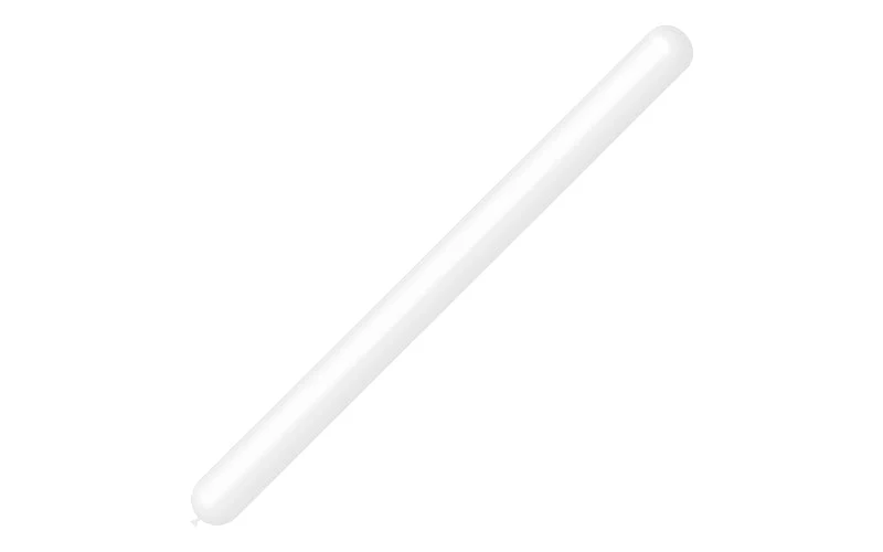 360BN Balloonia Brand Professional Line Twisting/Modelling Latex Balloons Metallic White (100 Per Bag) - Image 3