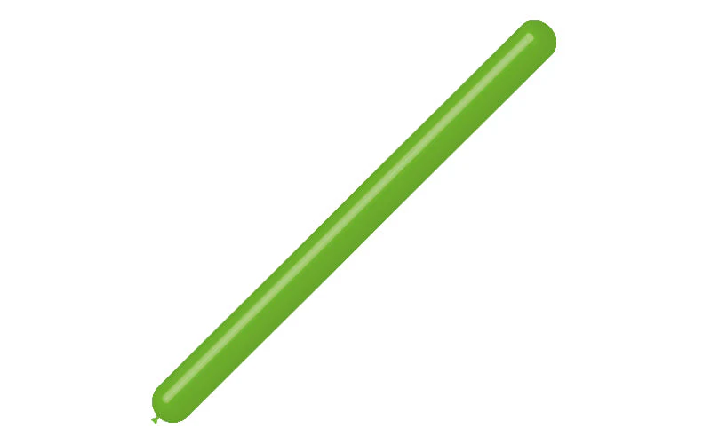 360BN Balloonia Brand Professional Line Twisting/Modelling Latex Balloons Standard Apple Green (100 Per Bag) - Image 3