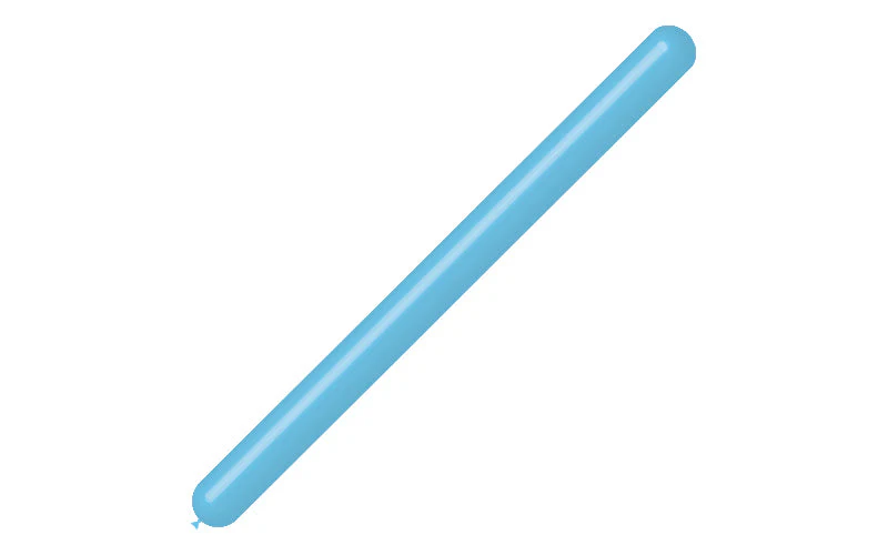 360BN Balloonia Brand Professional Line Twisting/Modelling Latex Balloons Standard Sky Blue (100 Per Bag) - Image 3