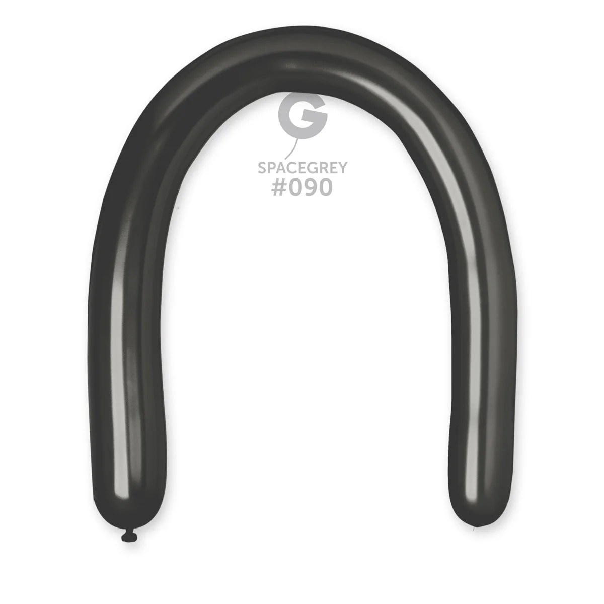 360G Gemar Latex Balloons (Bag of 25) Shiny Space Grey Twisting/Modelling*
